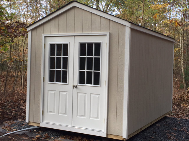White Suburban Shed